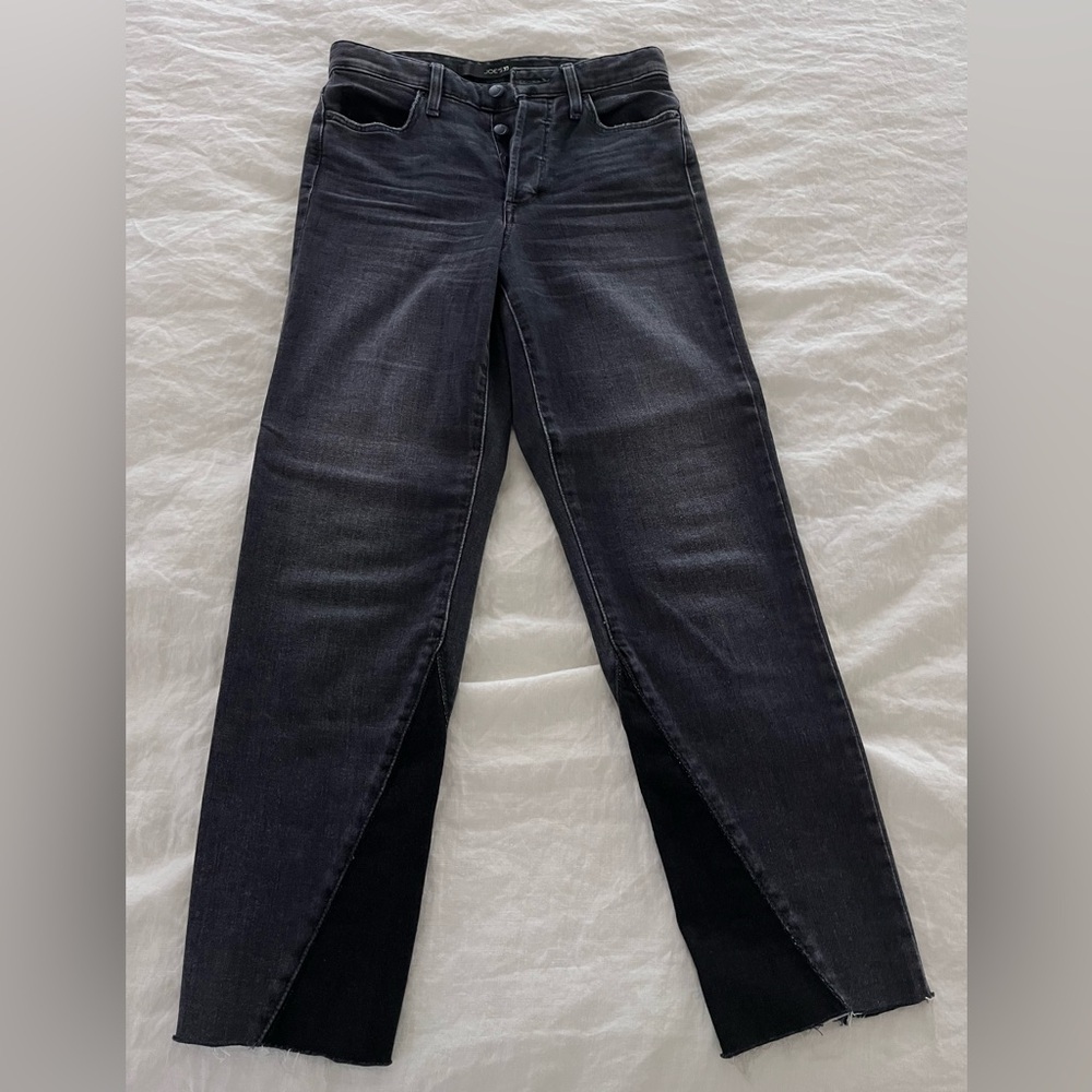 Joe’s Women Debbie High Rise Straight Crop Jeans Gray SZ W24 CL2KBY5572